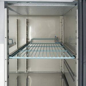Koelwerkbank - 180 cm - 3 Glazen Deuren