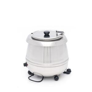 Soepketel - 10 L - Uitneembare binnenpan - Rvs - met Lepeluitsparing