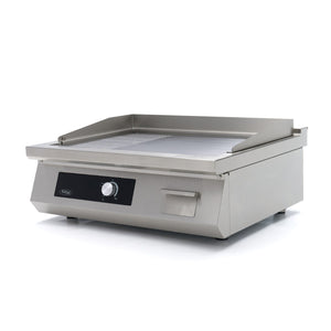 Inductie Grillplaat 700 - Glad en Gegroefd - 5000W - Dubbel