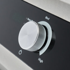 Inductie Grillplaat 700 - Glad en Gegroefd - 5000W - Dubbel