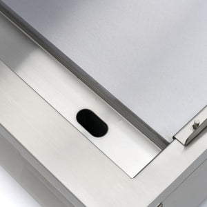 Inductie Grillplaat 700 - Glad en Gegroefd - 5000W - Dubbel