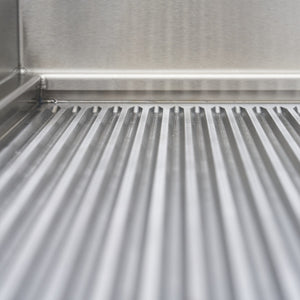 Inductie Grillplaat 700 - Glad en Gegroefd - 5000W - Dubbel