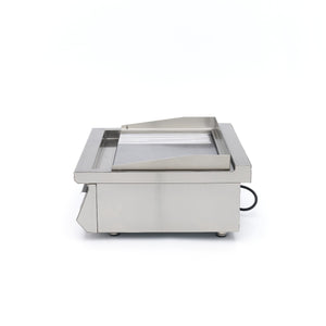 Inductie Grillplaat 700 - Glad en Gegroefd - 5000W - Dubbel
