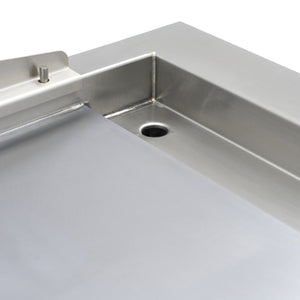 Inductie Grillplaat -  Glad - Enkel
