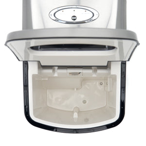 IJsblokjesmachine - 10-12 Kg/Dag- Holle IJsblokjes - Luchtgekoeld - Zilver