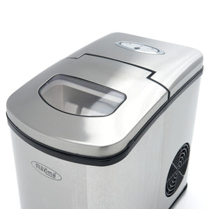 IJsblokjesmachine - 10-12 Kg/Dag- Holle IJsblokjes - Luchtgekoeld - Zilver