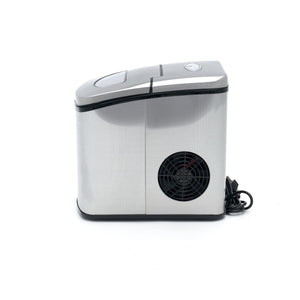 IJsblokjesmachine - 10-12 Kg/Dag- Holle IJsblokjes - Luchtgekoeld - Zilver