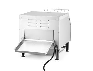 Doorloop broodrooster, HENDI, Zilver, 230V/2240W, 418x365x(H)390mm