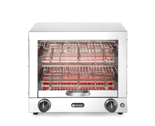Tosti-apparaat met 6 tostiklemmen, HENDI, 230V/3000W, 450x390x(H)400mm