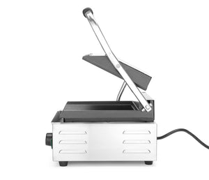 Contactgrill - enkel, HENDI, boven en onder geribd, 230V/1800W, 310x375x(H)216mm