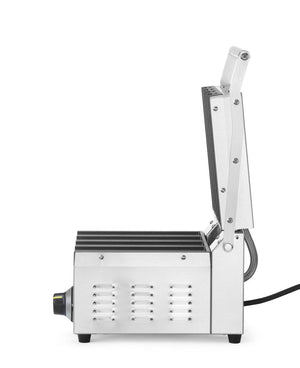 Contactgrill voor hotdogs en wraps, HENDI, 230V/1800W, 385x285x(H)254mm