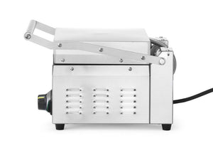Contactgrill voor hotdogs en wraps, HENDI, 230V/1800W, 385x285x(H)254mm