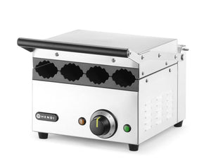 Contactgrill voor hotdogs en wraps, HENDI, 230V/1800W, 385x285x(H)254mm