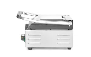 Contactgrill - enkel, HENDI, boven geribd, onder glad, 230V/1800W, 310x375x(H)216mm