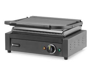 Contactgrill Panini, HENDI, Zwart, 220-240V/2200W, 430x375x(H)216mm