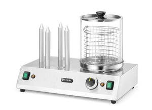 Worst en hotdogbroodjes warmer, HENDI, 230V/550W, 500x310x(H)395mm