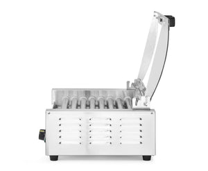 Worstrolgrill, 1-zone met energiebesparend deksel, HENDI, 230V/790W, 566x450x(H)259mm