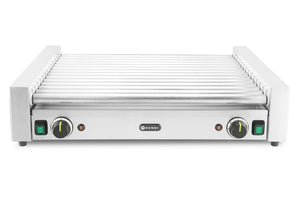 Worstrolgrill XL - 2 zones, HENDI, Zilver, 230V/2000W, 732x590x(H)168mm, Rechthoekig