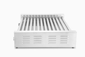 Worstrolgrill XL - 2 zones, HENDI, Zilver, 230V/2000W, 732x590x(H)168mm, Rechthoekig
