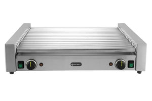 Worstrolgrill XL - 2 zones, HENDI, Zilver, 230V/2000W, 732x590x(H)168mm, Rechthoekig