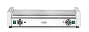 Worstrolgrill XL - 2 zones, HENDI, Zilver, 230V/2000W, 732x590x(H)168mm, Rechthoekig