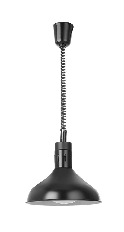 Warmtelamp verstelbaar, conisch/dome, HENDI, Zwart, 230V/250W, ⌀295x(H)207mm