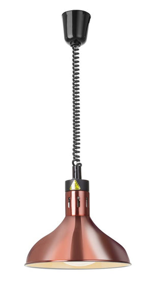 Warmtelamp verstelbaar, conisch/dome, HENDI, Koper, 230V/250W, ⌀295x(H)207mm