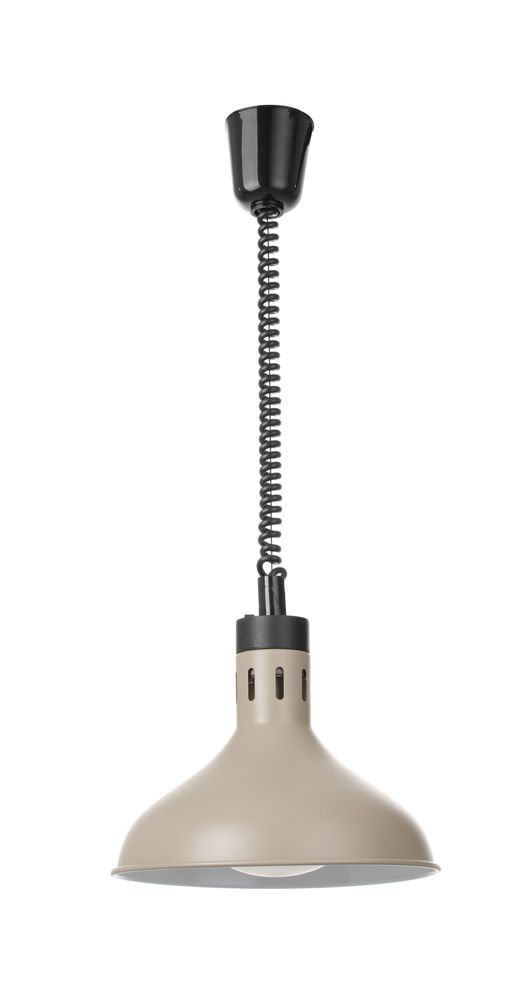 Warmtelamp verstelbaar, conisch/dome, HENDI, Beige, 230V/250W, ⌀295x(H)207mm