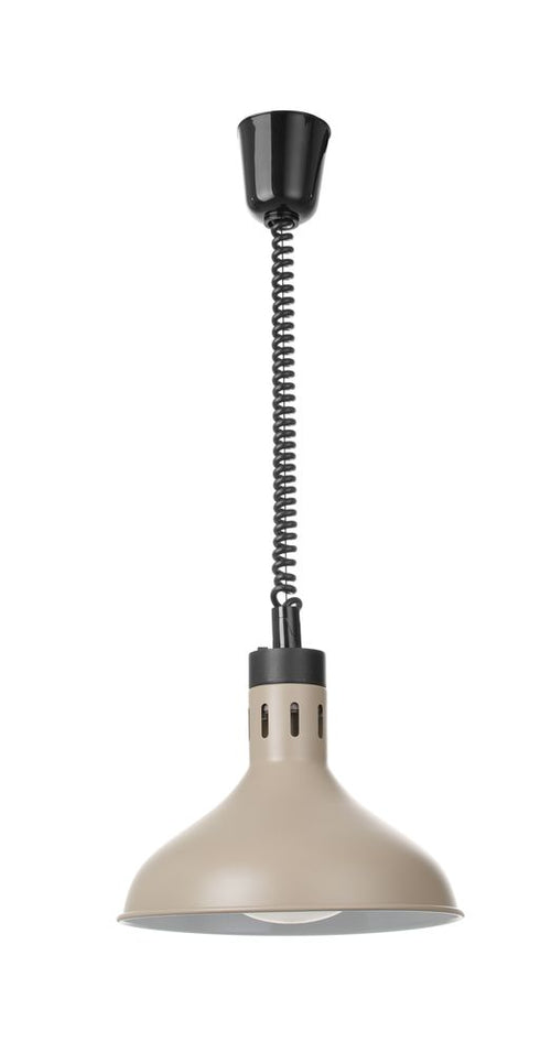 Warmtelamp verstelbaar, conisch/dome, HENDI, Beige, 230V/250W, ⌀295x(H)207mm