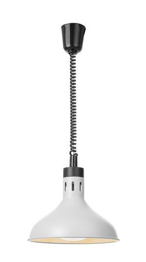 Warmtelamp verstelbaar, conisch/dome, HENDI, Wit, 230V/250W, ⌀295x(H)207mm