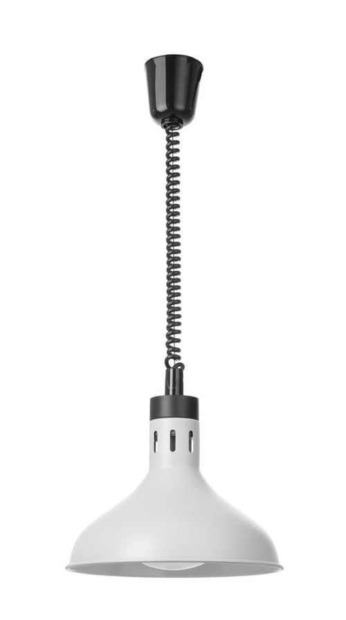 Warmtelamp verstelbaar, conisch/dome, HENDI, Wit, 230V/250W, ⌀295x(H)207mm
