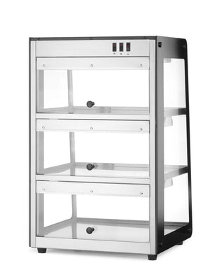Opzet warmhoudvitrine, HENDI, Zwart, 230V/500W, 472x447x(H)775mm