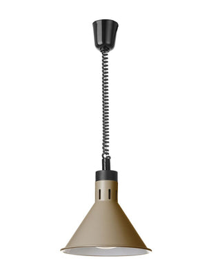 Warmtelamp verstelbaar, conisch, HENDI, Beige, 230V/375W, ⌀275x(H)250mm