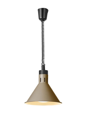 Warmtelamp verstelbaar, conisch, HENDI, Beige, 230V/375W, ⌀275x(H)250mm