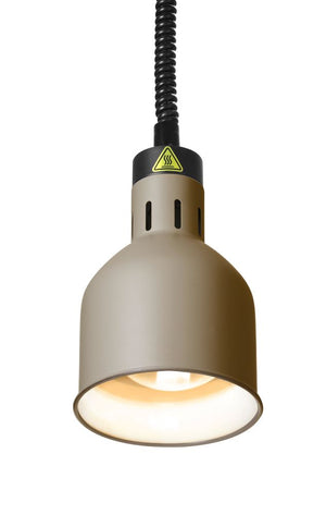 Warmtelamp verstelbaar, cilindrisch, HENDI, Beige, 230V/375W, ⌀175x(H)250mm