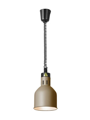 Warmtelamp verstelbaar, cilindrisch, HENDI, Beige, 230V/375W, ⌀175x(H)250mm