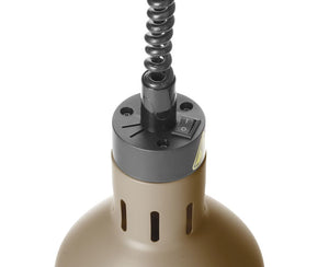 Warmtelamp verstelbaar, cilindrisch, HENDI, Beige, 230V/375W, ⌀175x(H)250mm