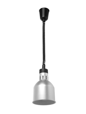 Warmtelamp verstelbaar, cilindrisch, HENDI, Zilver, 230V/375W, ⌀175x(H)250mm