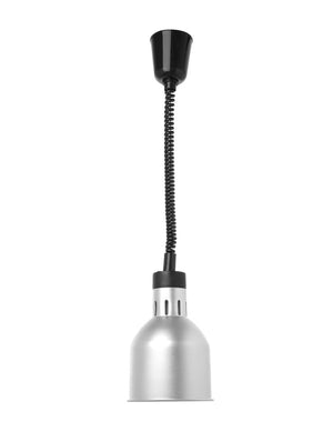 Warmtelamp verstelbaar, cilindrisch, HENDI, Zilver, 230V/375W, ⌀175x(H)250mm