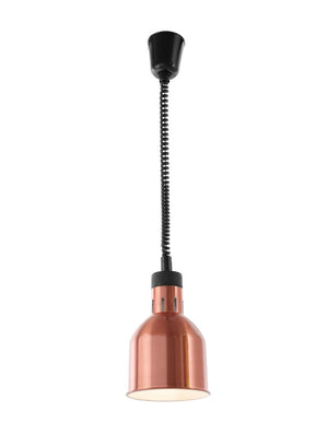 Warmtelamp verstelbaar, cilindrisch, HENDI, Koper, 230V/375W, ⌀175x(H)250mm