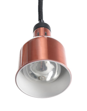 Warmtelamp verstelbaar, cilindrisch, HENDI, Koper, 230V/375W, ⌀175x(H)250mm