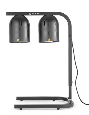 Warmhoudbrug, infrarood, HENDI, Zwart, 230V/500W, 453x360x(H)790mm