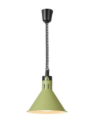 Warmtelamp verstelbaar, conisch, HENDI, Groen, 230V/375W, ⌀275x(H)250mm