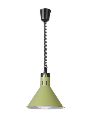 Warmtelamp verstelbaar, conisch, HENDI, Groen, 230V/375W, ⌀275x(H)250mm