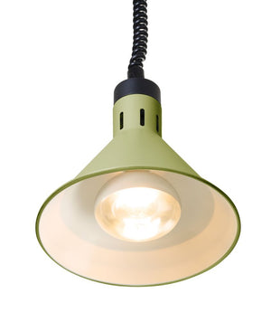 Warmtelamp verstelbaar, conisch, HENDI, Groen, 230V/375W, ⌀275x(H)250mm