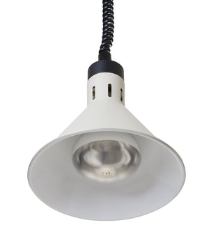 Warmtelamp verstelbaar, conisch, HENDI, Wit, 230V/375W, ⌀275x(H)250mm
