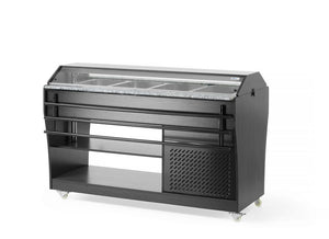 Saladebuffet display, Arktic, GN 1/1, 1490L, 230V/170W, 765x1490x(H)1370mm