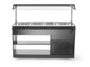 Saladebuffet display, Arktic, GN 1/1, 1490L, 230V/170W, 765x1490x(H)1370mm