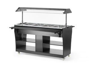 Warm buffet display, HENDI, GN 1/1, 1490L, 765x1490x(H)1370mm