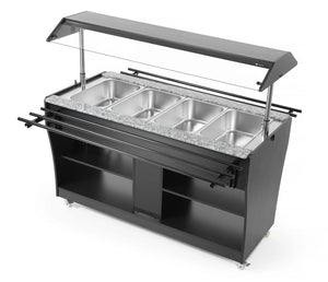 Warm buffet display, HENDI, GN 1/1, 1490L, 765x1490x(H)1370mm